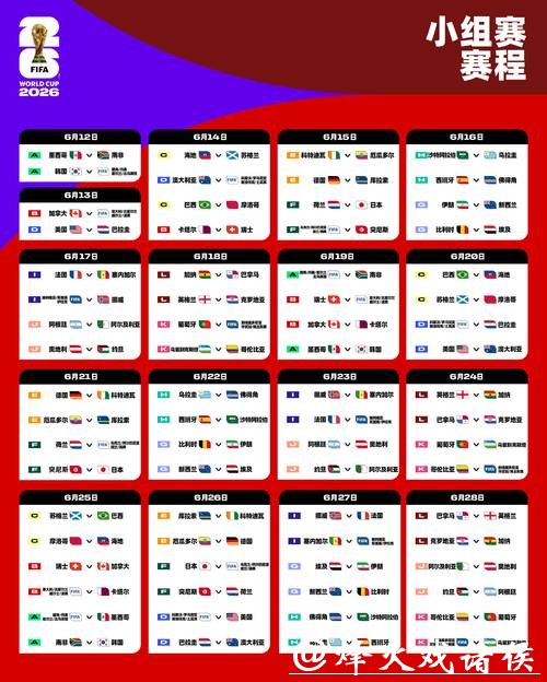 2026 年世界杯比赛时间在线查询指南